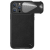 Nillkin CamShield Leather S Case Puzdro na iPhone 14 Pro Max s krytom fotoaparátu čierne (Nillkin CamShield Leather S Case Puzdro na iPhone 14 Pro Max s krytom fotoaparátu čierne)