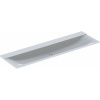 GEBERIT Xeno2 nábytkové umývadlo bez otvoru, bez prepadu, 1600 x 480 mm, matná biela, 500.278.00.1
