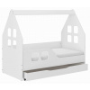 Posteľ DOMČEK so zásuvkou, Rozmer 140x70 cm
