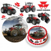 DIGITÁLNA TLAČ Jedlý obrázok na tortu Massey Ferguson Traktory + POSTAVY + TEXT