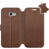 Kryt na mobil Flip púzdro na mobil Samsung Galaxy A5 2017 - Hnedé - kožené - Brown Leather (5903226497843)