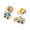 Bigjigs Toys Naťahovacie stavebné autíčko 1 ks