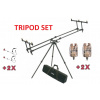 MIVARDI AKCIA Tripod Premium + ZDARMA 2 x Hlásič EASY blue & green a 2 x Swing Arm no.130 blue & green