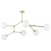 TK Lighting Fairy stropné svietidlo 6x6 W biela-zlatá 3532