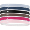 Nike Flex Kids Headbands (6 Pack) Ghost/Navy Junior