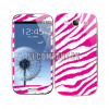 Nálepky Samsung Galaxy S III – Zebra – ružová