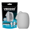 VibEggs Twisty Tongues Vibrating Masturbation Sleeve White