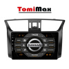 TomiMax Nissan Sylphy Android 14 autorádio s WIFI, GPS, USB, BT HW výbava: QLED 8 Core 8GB+128GB HIGH - iba displej A,C