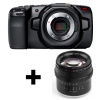 Blackmagic Design Blackmagic Pocket Cinema Camera 4K + TTARTISAN APS-C 50MM F1.2 M43