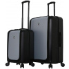Súprava kufrov Mia Toro M1709/2 - čierna/strieborná (M1709/2_BLACK-SILVER)