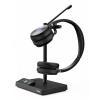 Yealink WH62 Dual Teams Slúchadlá s mikrofónom Bezdrôtový Pres hlavu Kancelária / call centrum Micro-USB Nabíjací podstavec Čierna (1308001)