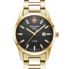 Swiss Alpine Military 7767.1117 Ladies Watch Argos gold black 34mm 10ATM