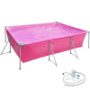 tectake 403822 obdĺžnikový bazén s filtračným čerpadlom 300 x 207 x 70 cm - fuchsiová