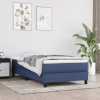 vidaXL Matrac s taštičkovými pružinami modrý 80x200x20 cm látka - Modrá - 65418-20237