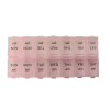 Pill Box - Organizér na lieky 7 dní duo - růžový
