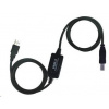 PremiumCord ku2rep10ab USB 2.0 repeater a propojovací A/M-B/M, 10m