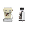 Ascaso Dream PID, Sweet Cream + Eureka Mignon Zero, CR white