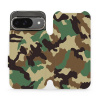 Flipové pouzdro Mobiwear - Google Pixel 9 - V111P Maskáče (Knížkové flip pouzdro, obal, kryt na mobil Google Pixel 9 - V111P Maskáče, materiál Umělá kůže + TPU - ochrana 360°, stojánek, silikonová van
