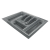 Interex Príborník VIVA - hĺbka 450 mm / Strieborný 810 - 830 mm 410 - 430 mm