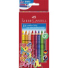 Farebné ceruzky, sada, trojhranné, hrubé, FABER-CASTELL 