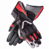 KOŽENÉ RUKAVICE REBELHORN REBEL LADY BLACK/WHITE/FLO RED DL
