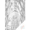 Vymalujsisam.sk Bodkovanie - Sagrada Familia pohľad zvnútra Farba: Zelená, Veľkosť: 40x60cm, Rám: Na kartónovej doske