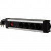 REV Predlzov. kabel 4-fach + KS USB SupraLine prepinac cierna
