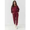 Makadamia Dámska tepláková súprava | bordová M888 - 40 (L) M888