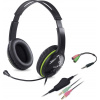 GENIUS headset HS-400A, 2x 3,5 jack, redukce na single jack