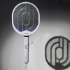 ELEKTRICKÁ PLÁCAČKA PACKA NA HMYZ MUCHY KOMÁRE LÁMAVÁ ELEKTRICKÝM PRÚDOM UV LAMPA 2v1
