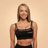 GymBeam Športová podprsenka Breeze Black - BeastPink Veľkosť: M 102727-3-M