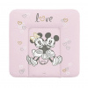 CEBA CEBA Podložka prebaľovacia mäkká na komodu (75x72) Disney Minnie & Mickey Pink