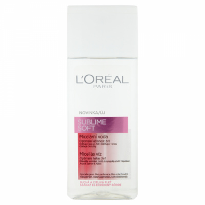 L'Oréal Paris Sublime Soft micelárna voda pre citlivú pleť 200ml - Micelárna voda pre citlivú pleť