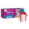 Whiskas Adult 80x85g Mokré krmivo pre mačky Rybie pochúťky v želé + Prekvapenie pre mačku ZADARMO!