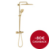 GROHE Rainshower Smartactive 310 Cube Professional - Sprchový systém s termostatom na stenu, Cool Sunrise 26837GL0