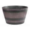 Strend Pro Garden 256941 Sázecí květináč , Woodeff, 52x30 cm, hnědý, efekt dřeva, soudek