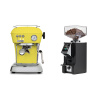 Ascaso Dream ONE, Sun Yellow + Eureka Mignon Specialita Smart, CR black