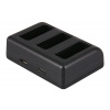PATONA PATONA nabíječka pro digitální kameru Triple GoPro Hero 5/Hero 6/Hero 7/Hero 8 AHDBT-501/ micro USB/ USB-C