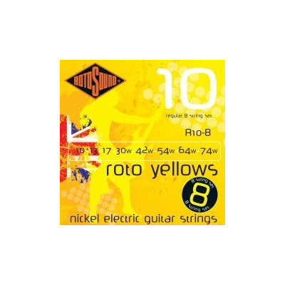 Rotosound R10 8 Roto Yellows