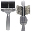 ActiVet Pro Brush Silver Coat Grabber - tvrdá, obojstranná, flexibilná kefa na rýchle odstránenie podsady, pre plemená s dlhou hustou srsťou - du