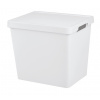 Tontarelli Úložný box s vekom MAYA XL - 23,9 l - biela 8034753112