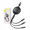 Baseus CAMJ010001 Bright Mirror 3v1 MicroUSB/USBC/Lightning 3,5 A, 1.1m