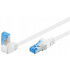 Patchcord Goobay S/FTP 6a RJ45 / RJ45 5 m biely