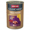 Animonda GRANCARNO Single Protein 400 g čisté jahňacie, konzerva pre psov