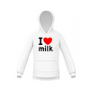 Detská mikina I Love milk
