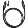 Toslink audio prepojovací kábel [1x Toslink zástrčka (ODT) - 1x Toslink zástrčka (ODT)] 1.50 m čierna Oehlbach OPTO Star Black; 66103