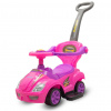 Detské odrážadlo s vodiacou tyčou 3v1 Baby Mix Mega Car ružové