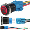 VYPÍNAČ TLAČIDLO + ZÁSUVKA LED SVETLA UNIVERZÁLNY 16 mm