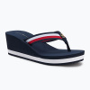 Dámske žabky Tommy Hilfiger Corporate Wedge Beach Sandal space blue