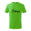 Harry - Always - Tričko detské bavlnené - 134 cm/8 rokov ( Apple Green )